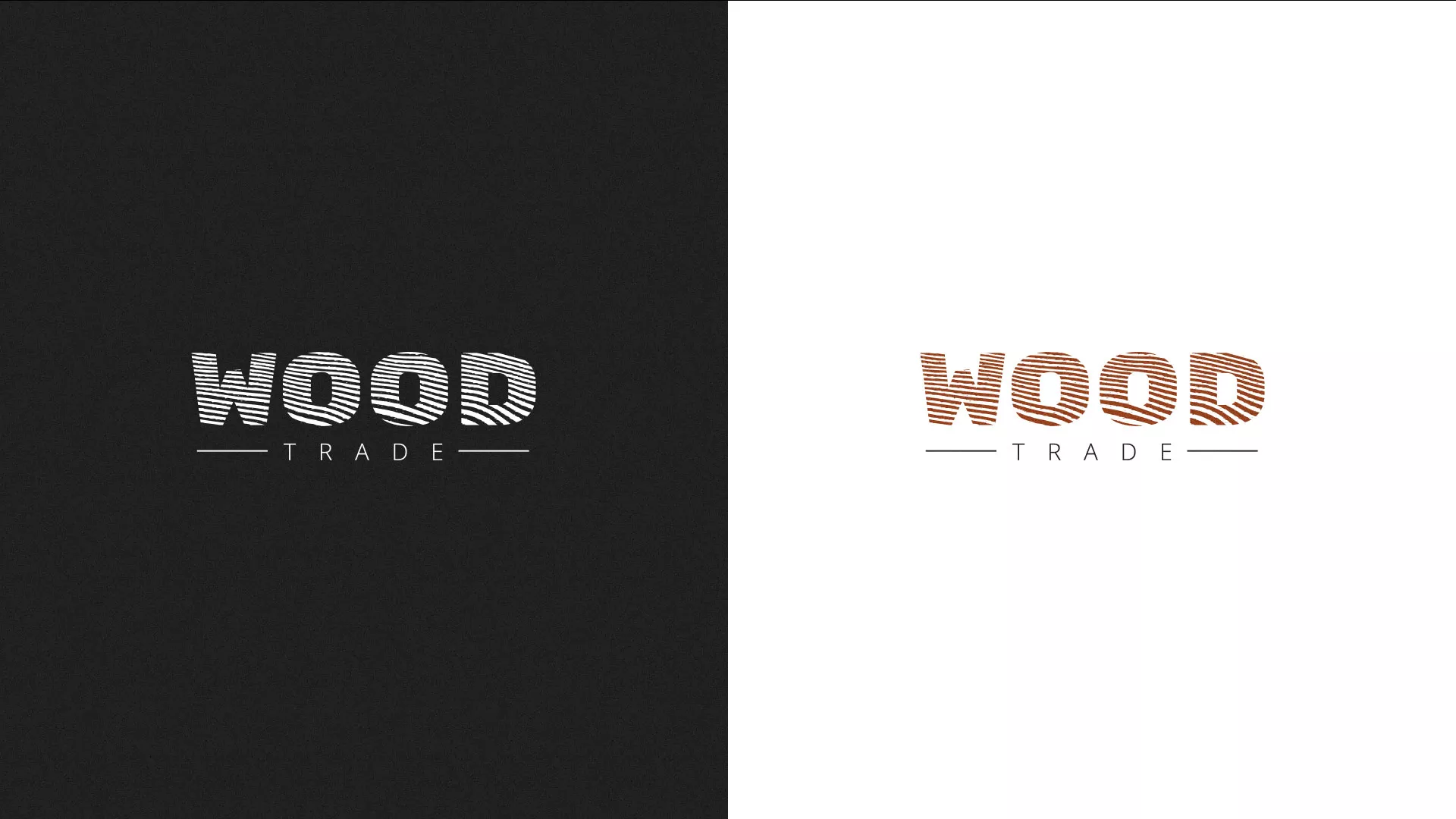 Разработка логотипа для компании «Wood Trade» в Климовске