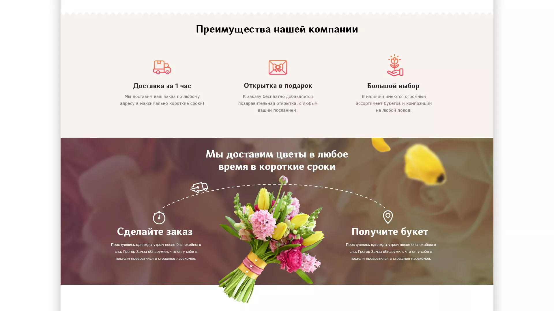 Создание интернет-магазина «Букет-онлайн» по цветам в Климовске