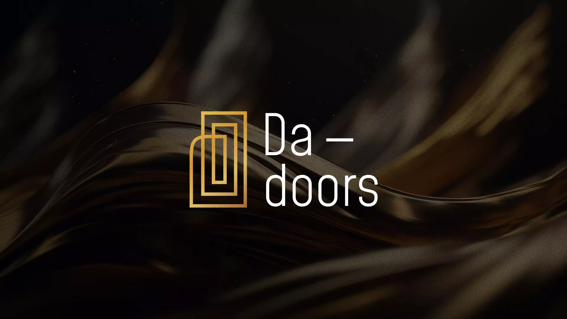 Разработка логотипа для компании «DA-DOORS» в Климовске