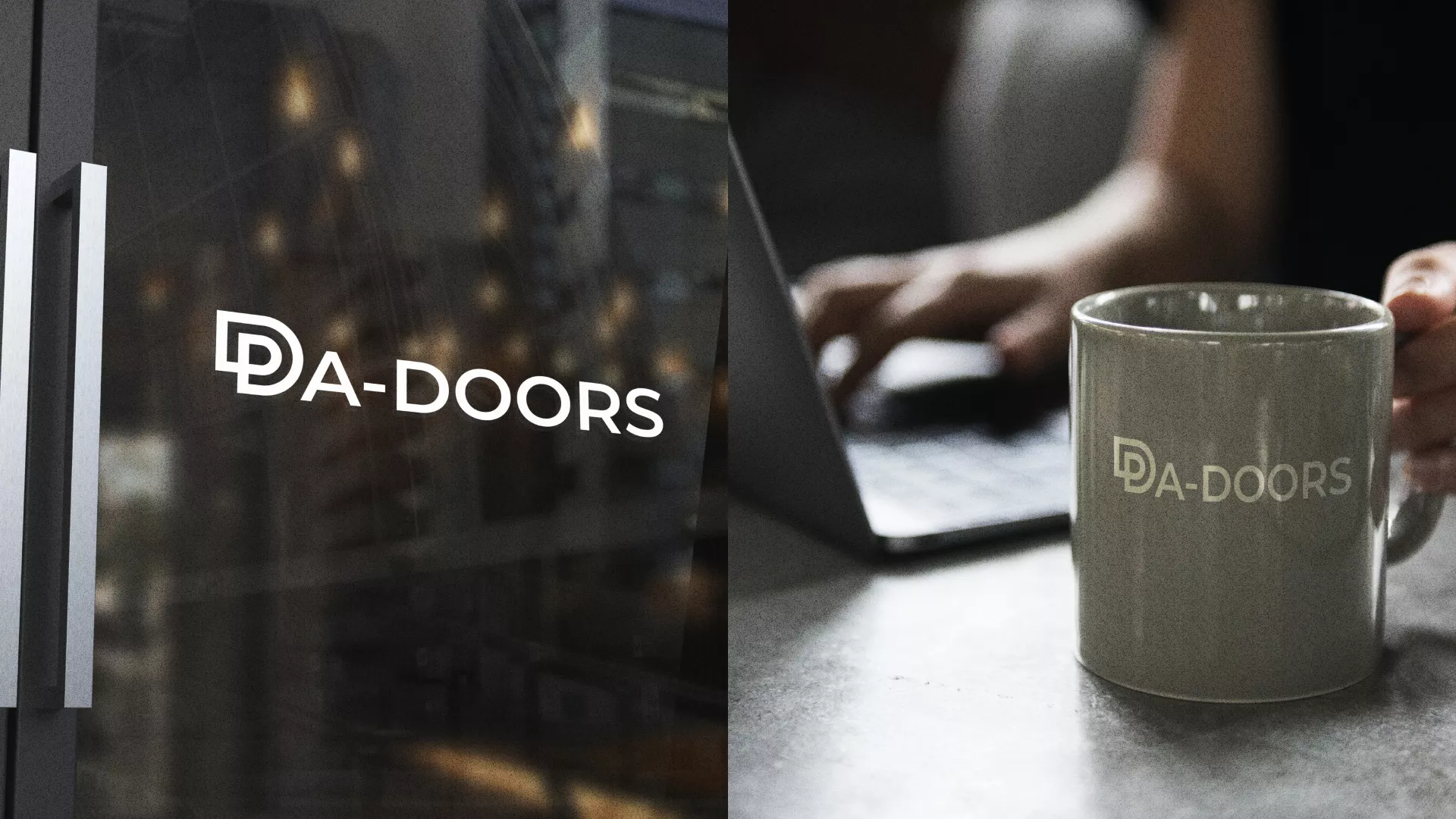 Создание логотипа компании «DA-DOORS» в Климовске